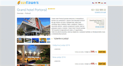 Desktop Screenshot of grandhotelportoroz.com